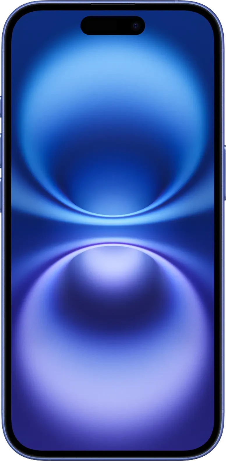 Apple iPhone 16 in Ultramarine, front view