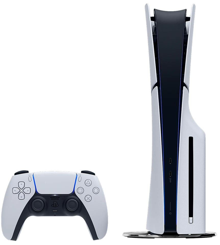 PlayStation 5 slim console and DualSense controller